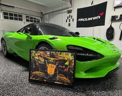 Customer photo review of Lando Norris 'McLaren' 2024