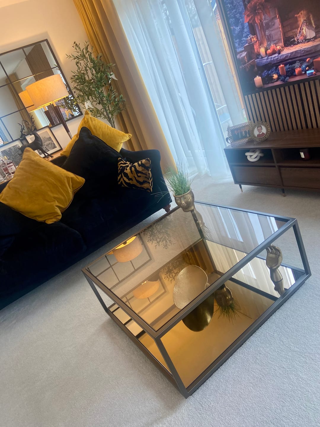 Customer photo review of Amara Coffee Table - Dark Bronze