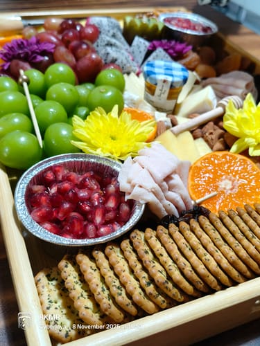 Customer photo review of KL Tower Plateau Charcuterie Grazing Cheese Board [Available in KL Selangor only]