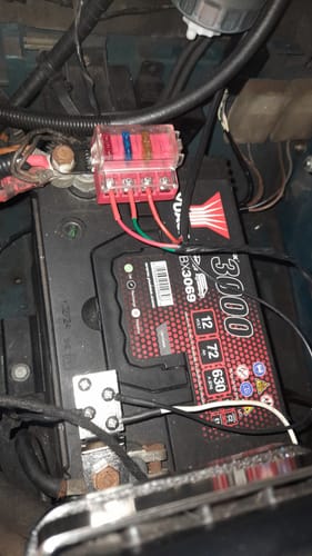 Customer photo review of Battery Terminal Fuse Box and Earth Bus