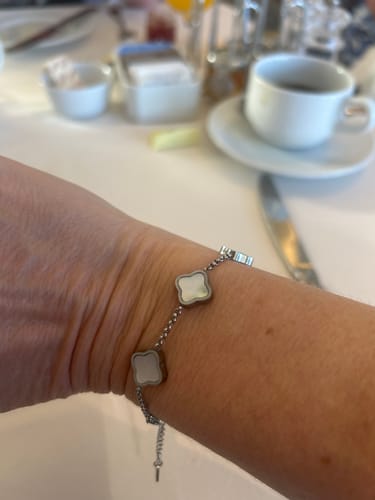 Customer photo review of Celine Clover Bracelet