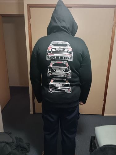 Customer photo review of Ford Focus RS Hoodie