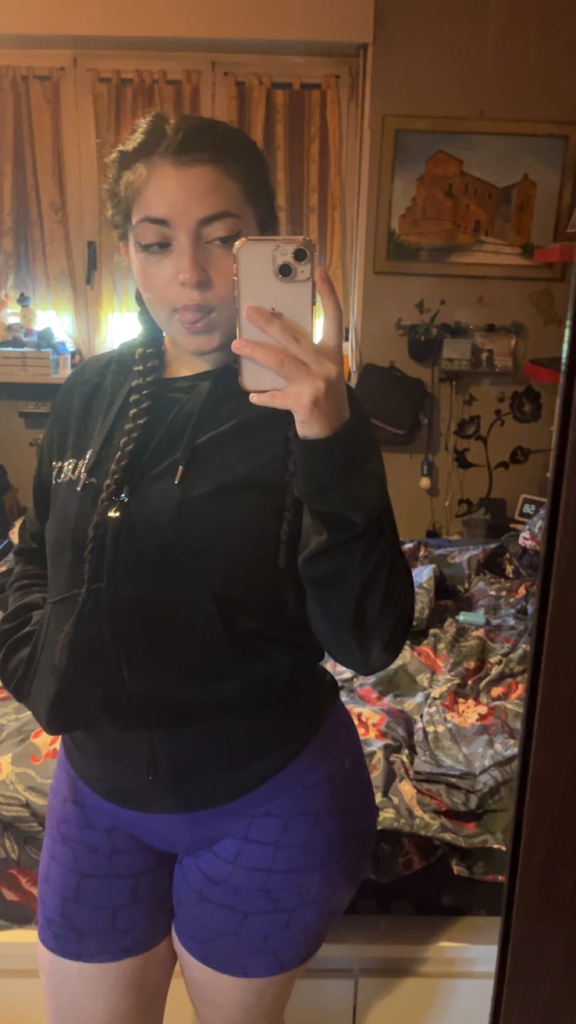 Customer photo review of Shorts All-up Cocco Viola