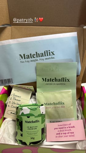 Customer photo review of Té Matcha Premium 100% - (para 1 -3 meses)