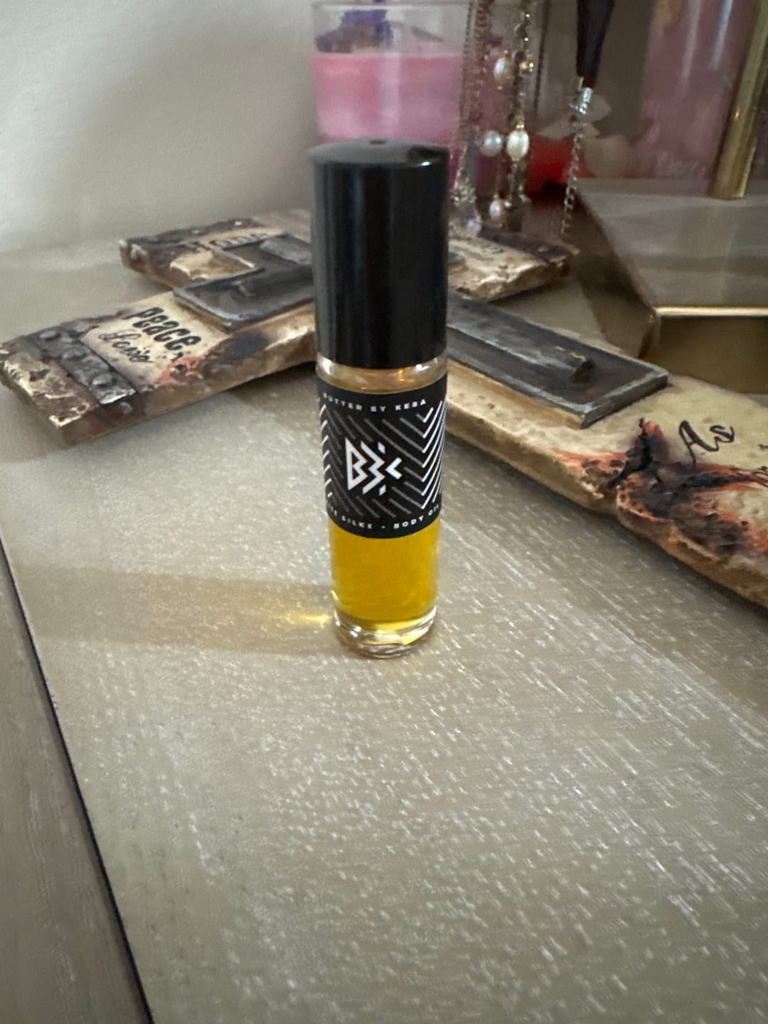 Customer photo review of White Silke Perfume Body Oil
