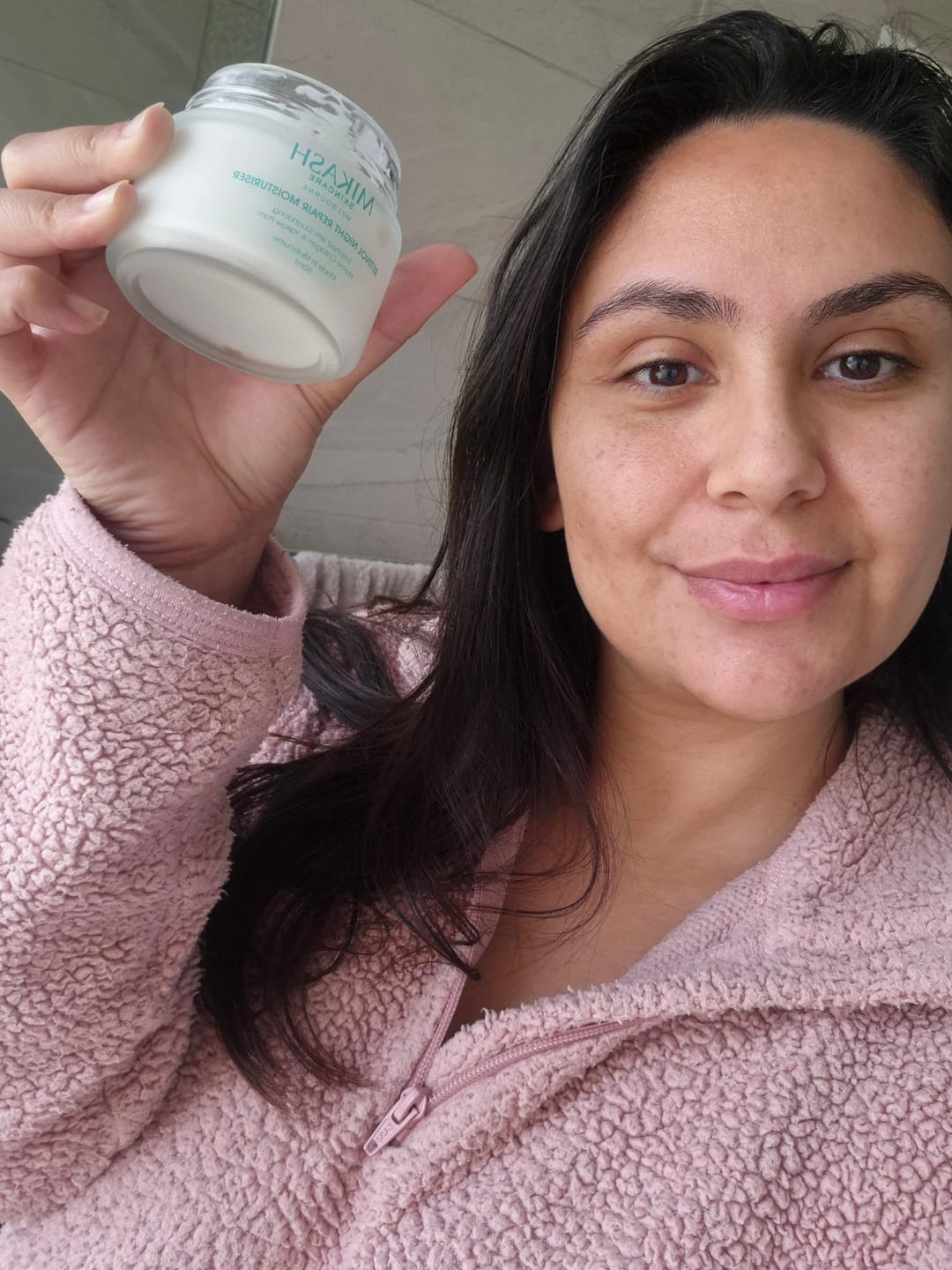 Customer photo review of Retinol Night Repair Moisturiser 90ml