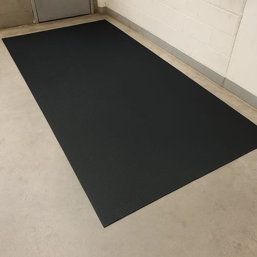 Customer photo review of 6mm Rubber Sheet Matting Durable, Slip-Resistant, Easy to Clean for Commercial & Industrial Use Versatile Flooring Solution - Linear Metre