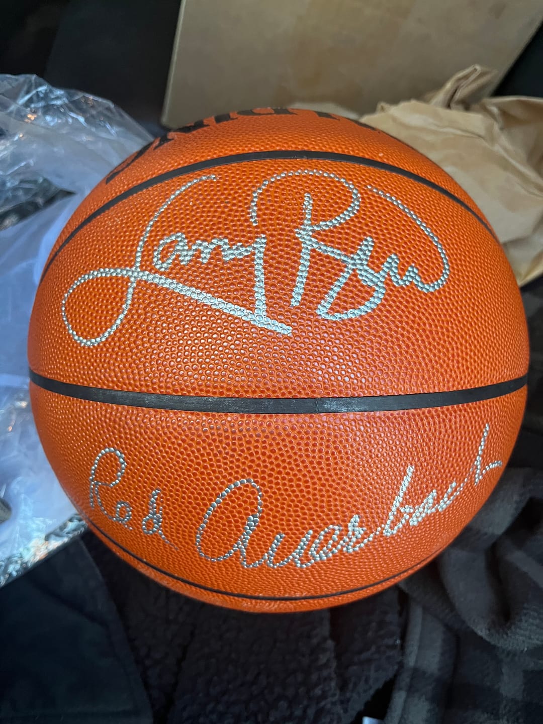 Customer photo review of Larry Bird Autograph Signing