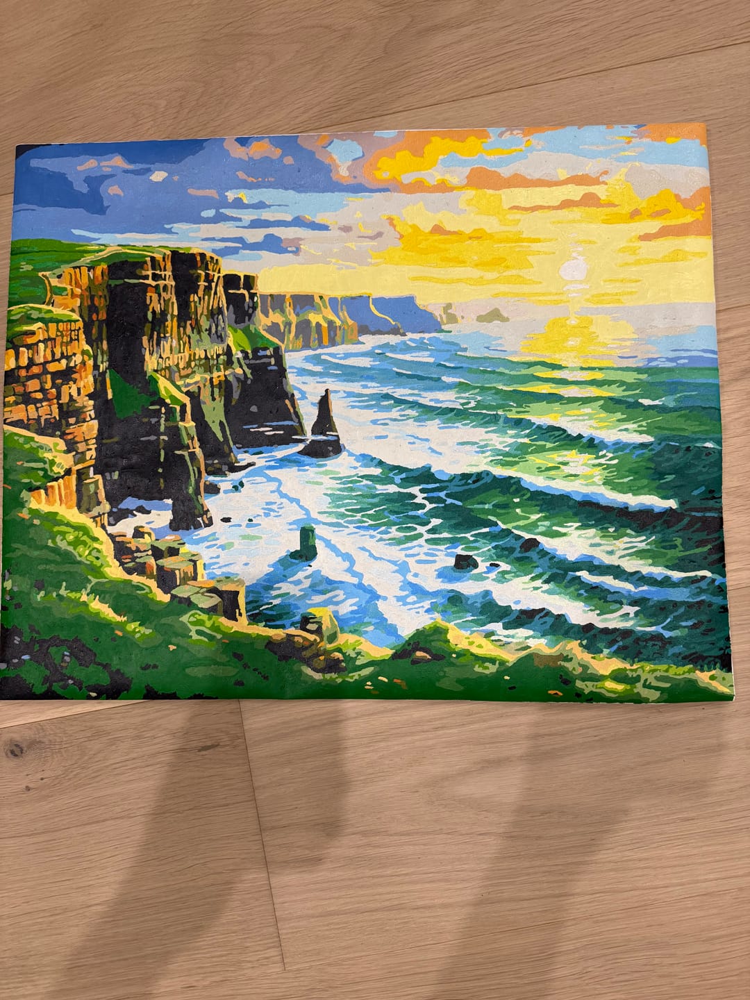 Customer photo review of Cliffside Sunset Waves