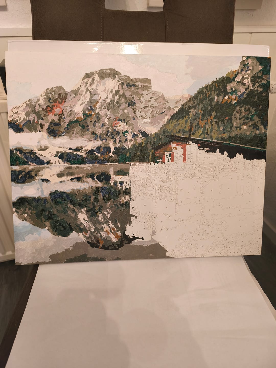 Customer photo review of Malen nach Zahlen - Pragser Wildsee in Dolomiten-Italien (Südtirol)