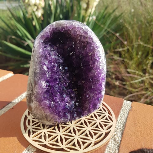 Customer photo review of Géode d'Améthyste