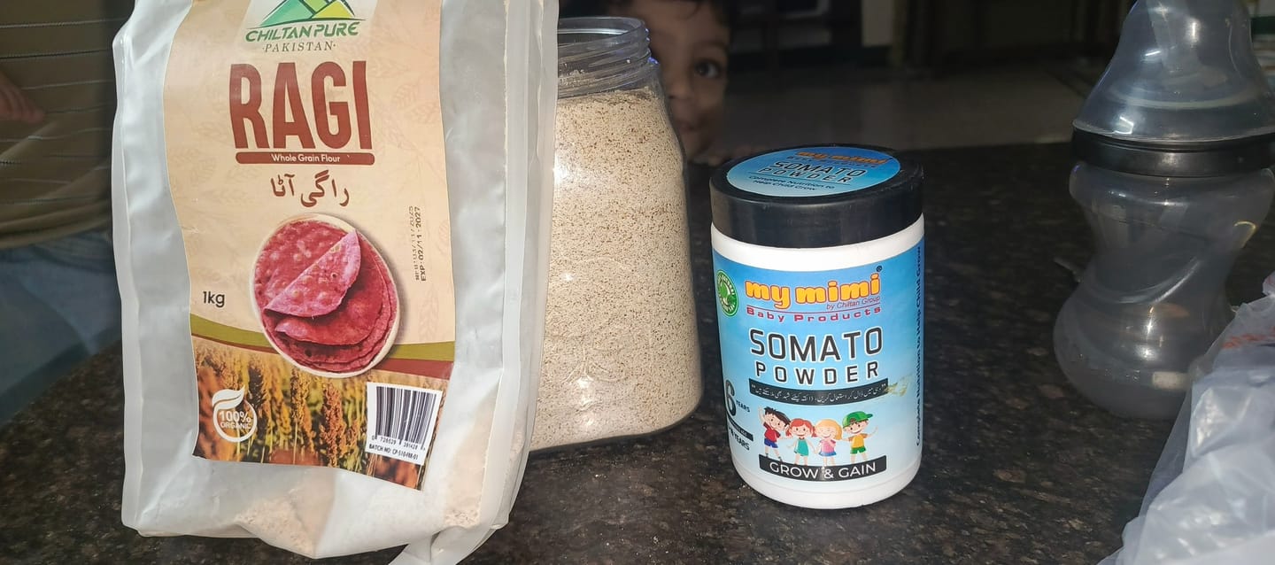 Customer photo review of Ragi Flour (راگی کا آٹا) - Finger Millet Flour / Rich in Calcium, Iron & Dietary Fiber