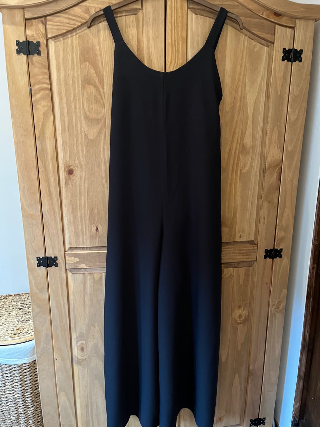 Customer photo review of Plain Black PolyViscose Fabric