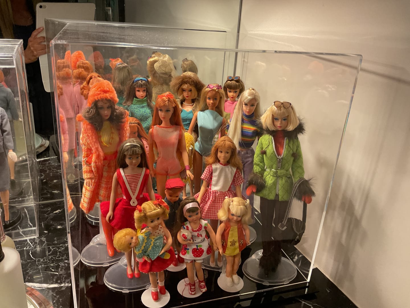Customer photo review of Versatile Acrylic Display Cases with Double Sheet Base with Clear Case