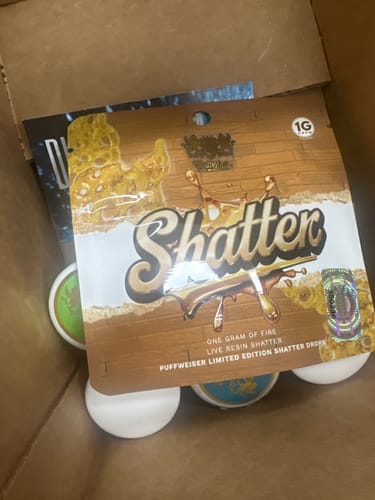 Customer photo review of Sour Tangie Shatter