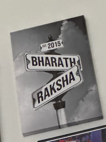 Customer photo review of COUPLES DATE OF LOVE by Cstm Canvas