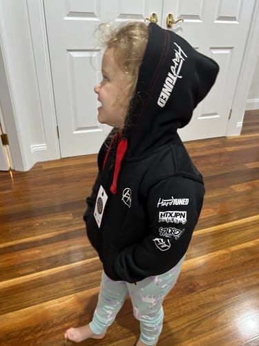Customer photo review of Kids Nissan Silvia Hoodie