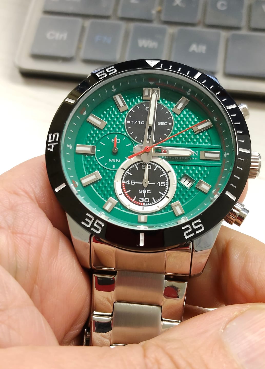 Customer photo review of Curren Berna® orologio uomo acciaio