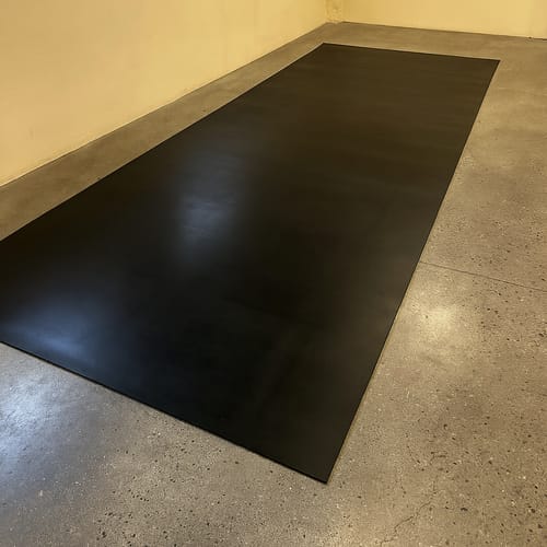 Customer photo review of Commercial Grade Rubber Sheet 1.5mm-25mm, 1.4m Wide Heavy Duty, Abrasion Resistant Custom Cut by Meter Natural Rubber for Industrial Use
