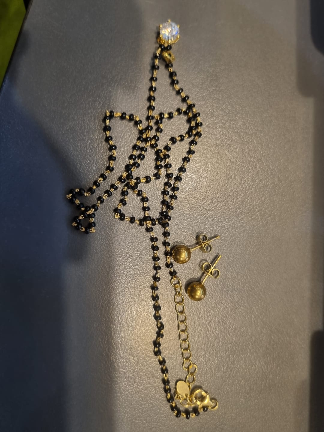 Customer photo review of Serenity Mangalsutra