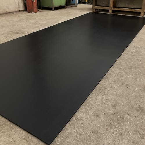 Customer photo review of Industrial Grade Rubber Sheet 1.5mm to 25mm Thick Heavy Duty, Abrasion-Resistant, Custom Cut Lengths 1.4m Wide Rolls, Ideal for Tough Applications