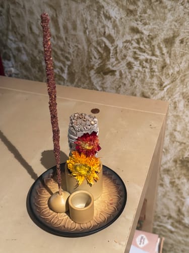 Customer photo review of Quemador de Incienso, Atados Herbales, Palo Santo || Soporte para tus inciensos