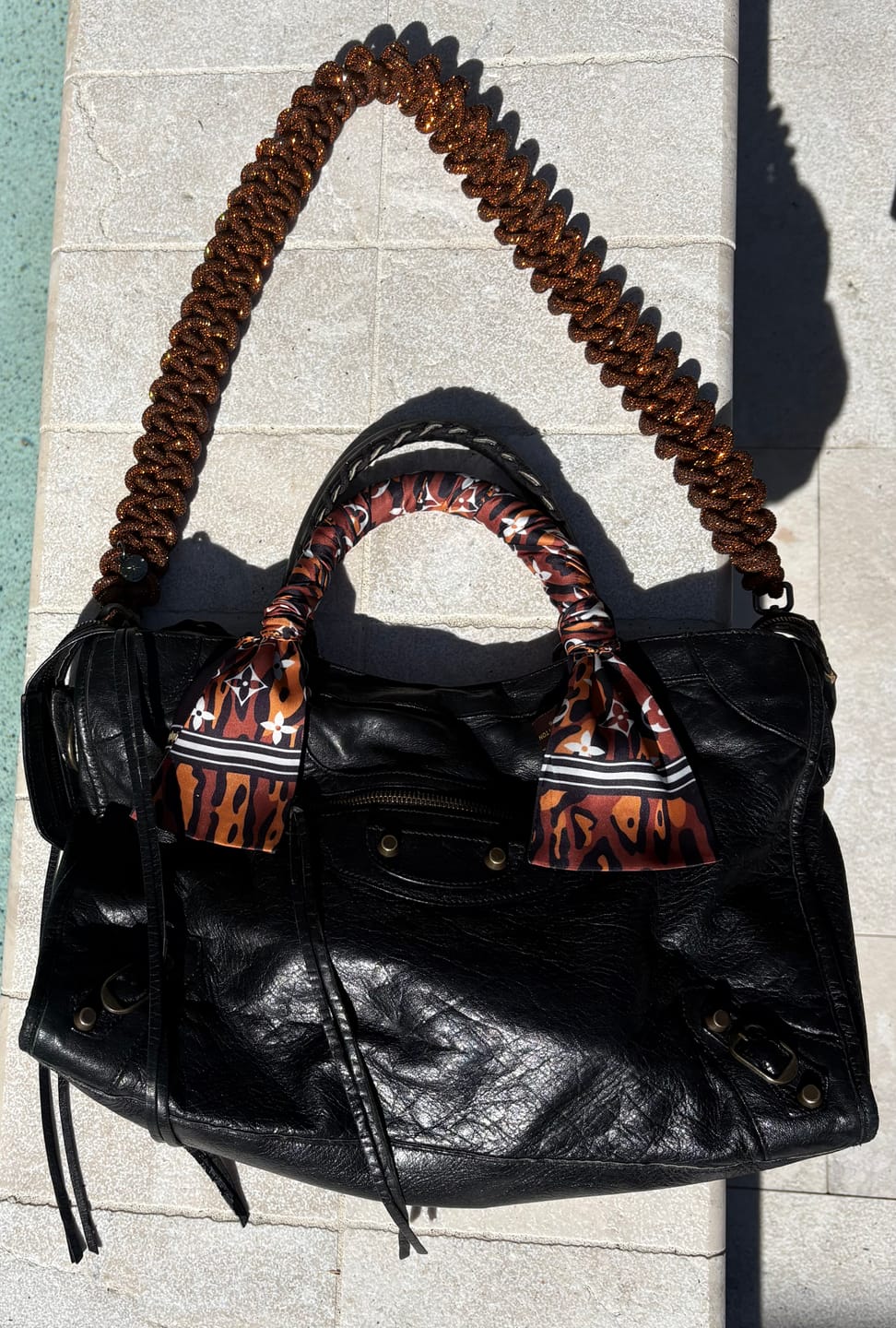 Customer photo review of LACE STRAP - Amber