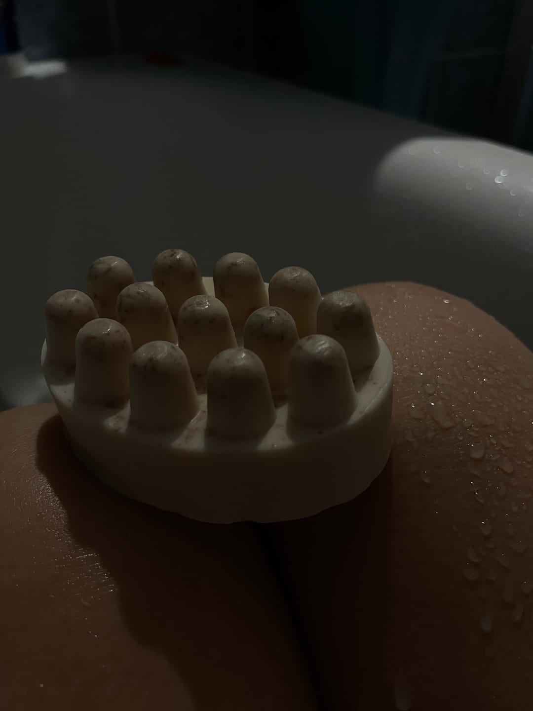 Customer photo review of Твердий скраб для тіла soft - Масажне антицелюлітне мило - Вівсянка з молоком