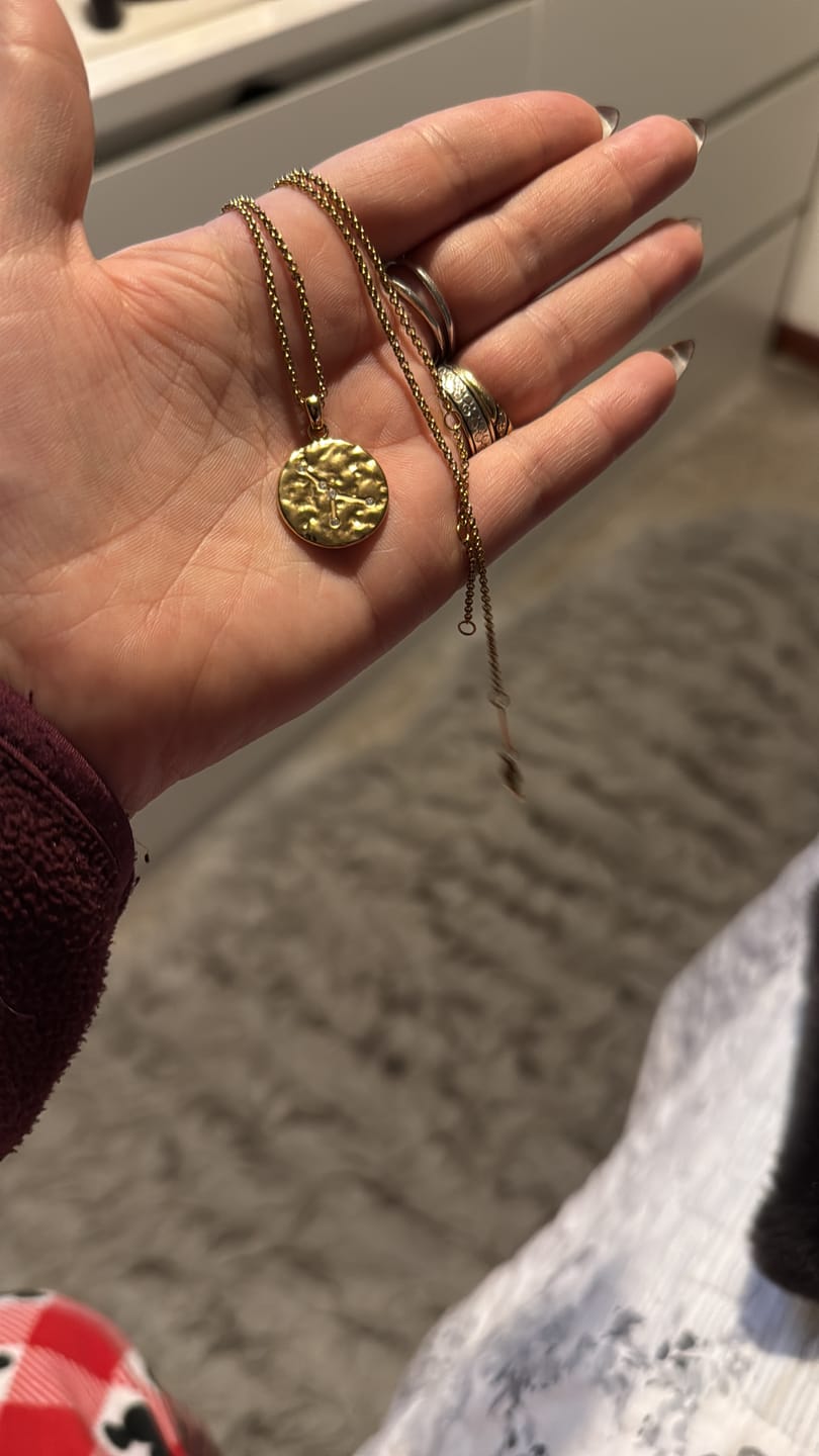 Customer photo review of Zodiac Necklace