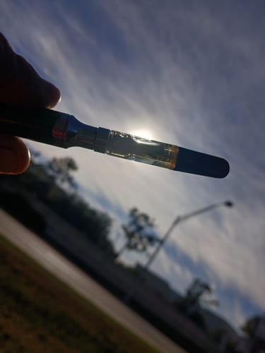 Customer photo review of 1 Gram THCA Full Spectrum Vape Cartridge | Sour Tangie - Sativa