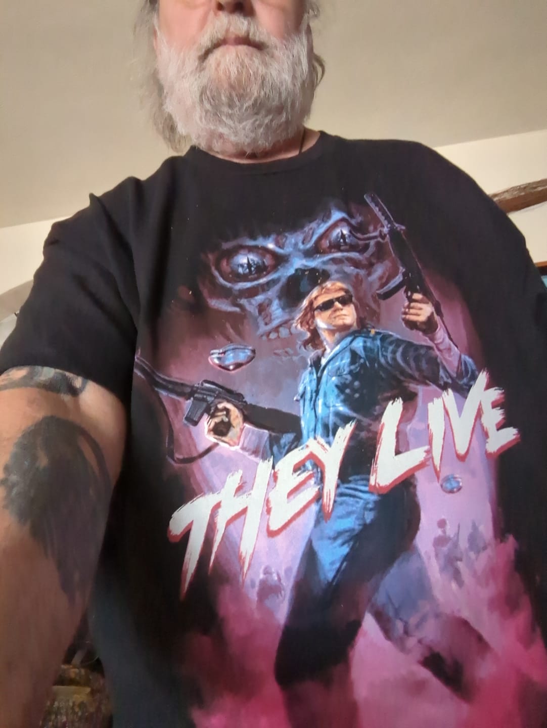 Customer photo review of THEY LIVE: JOHN NADA - T-SHIRT