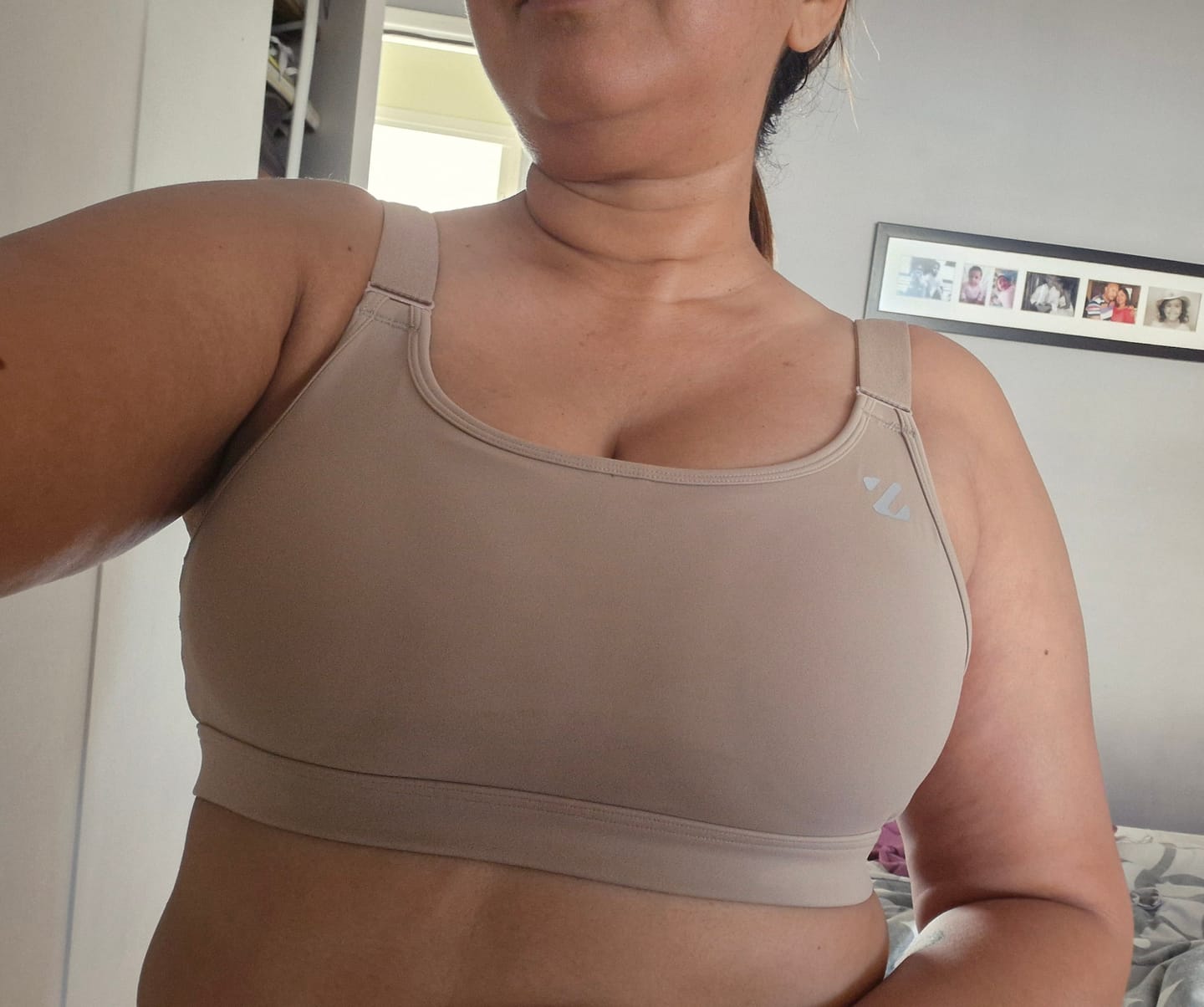 Customer photo review of High Impact Full Support Sports Bra