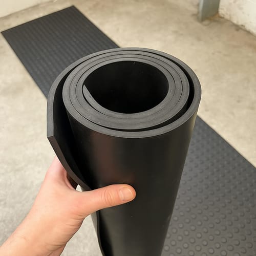 Customer photo review of Commercial Rubber Sheet Linear Metre Durable Heavy Duty Rubber for Sealing, Insulation & Protection Temperature & Chemical Resistant