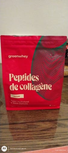 Customer photo review of Peptides de Collagène PEPTAN®