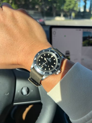 Customer photo review of Glomar Explorer - Hook And Loop Watch Strap