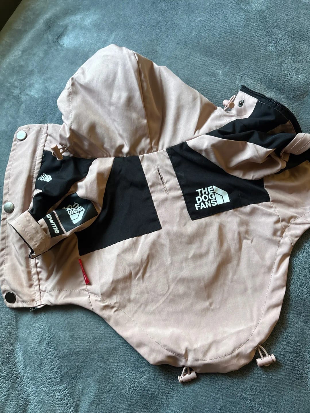 Customer photo review of Cute Waterproof Dog Raincoat Jacket S-5XL Small to Large | Dog Clothes