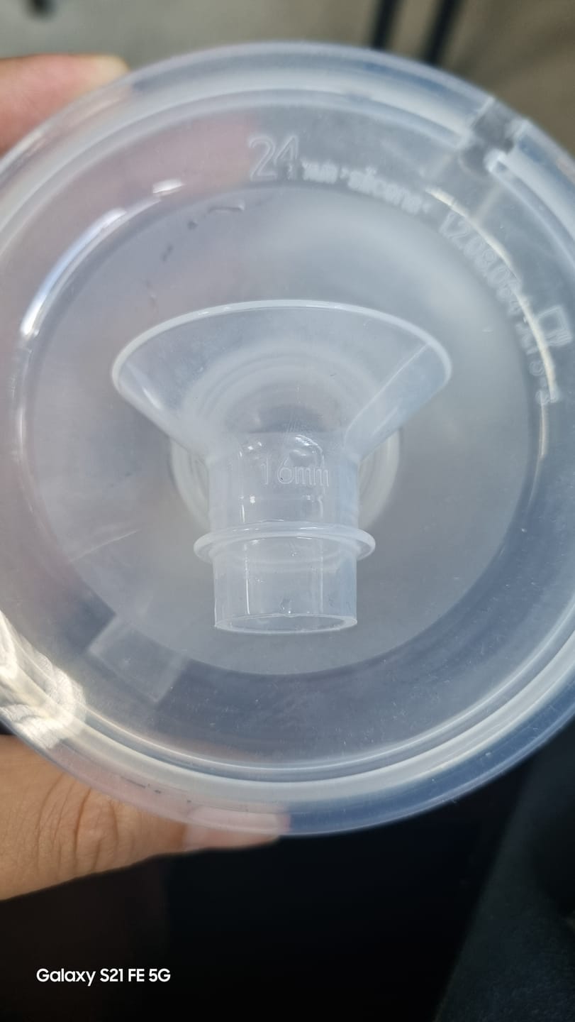 Customer photo review of Insertos para Extractor de leche doble
