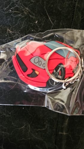 Customer photo review of Toyota Supra MKIV Rubber Key Ring
