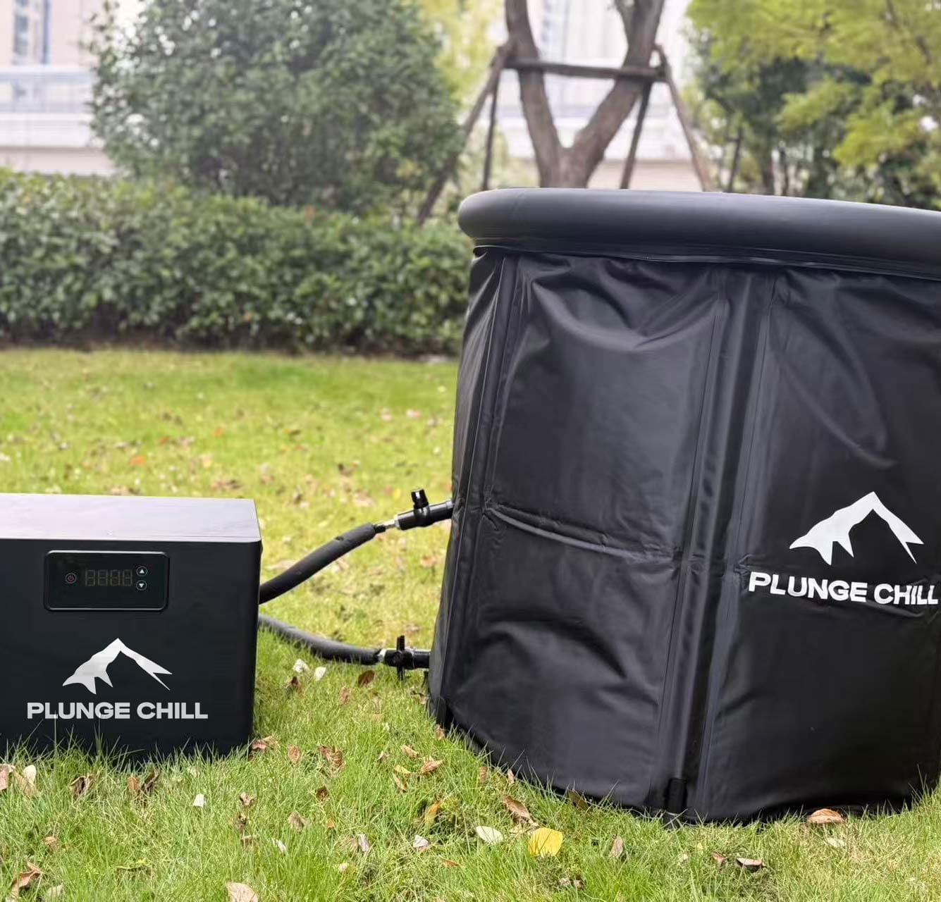 Customer photo review of Cold Plunge Tub with Chiller