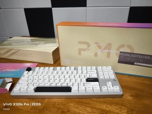 Customer photo review of PMO - Aurora 80 TKL Aluminum Mechanical Keyboard