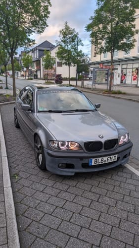 Customer photo review of Hardtuned Cutout Window Banner