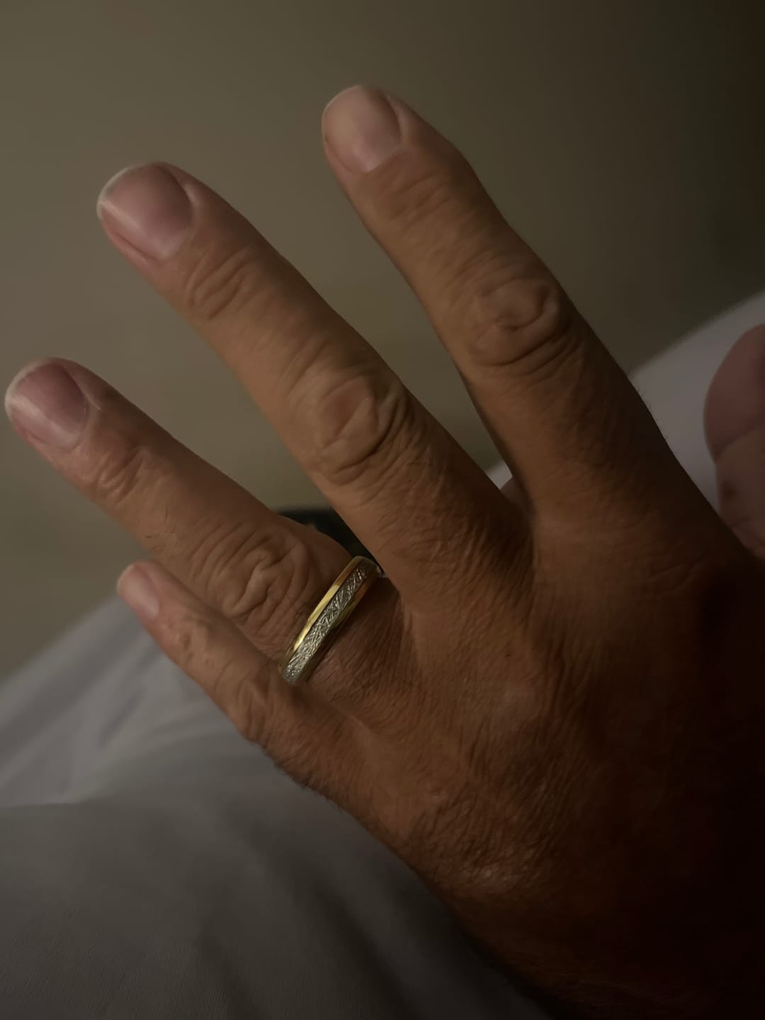 Customer photo review of The Golden Steel 6mm Wonder Ring