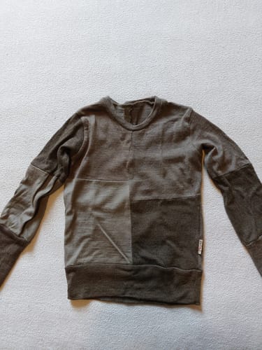 Customer photo review of Upcycling Merino No Waste Pullover 110/116 Braun