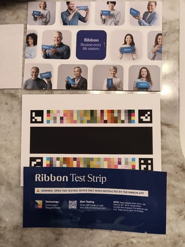 Customer photo review of Ribbon Health Kit