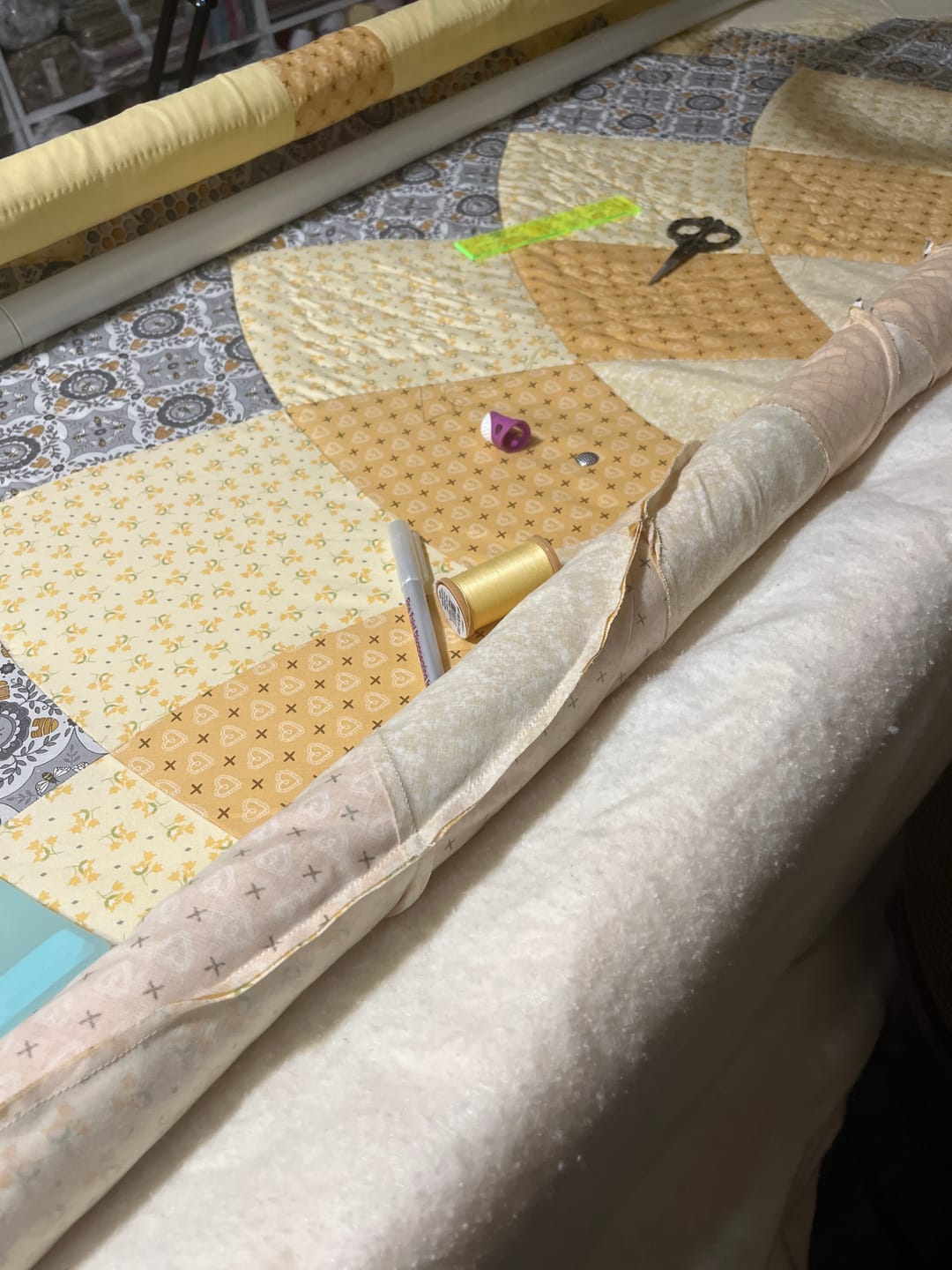 Customer photo review of Quilting Thread, Coats & Clark (24 Color Available) (350yds)