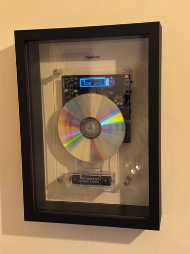 Customer photo review of M1 Music Frame CD Player