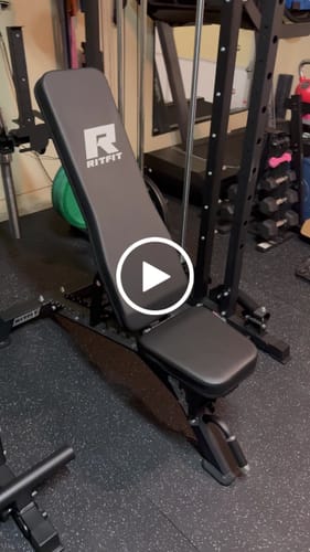 Customer video review of RitFit 1300LB Adjustable Weight Bench BWB01