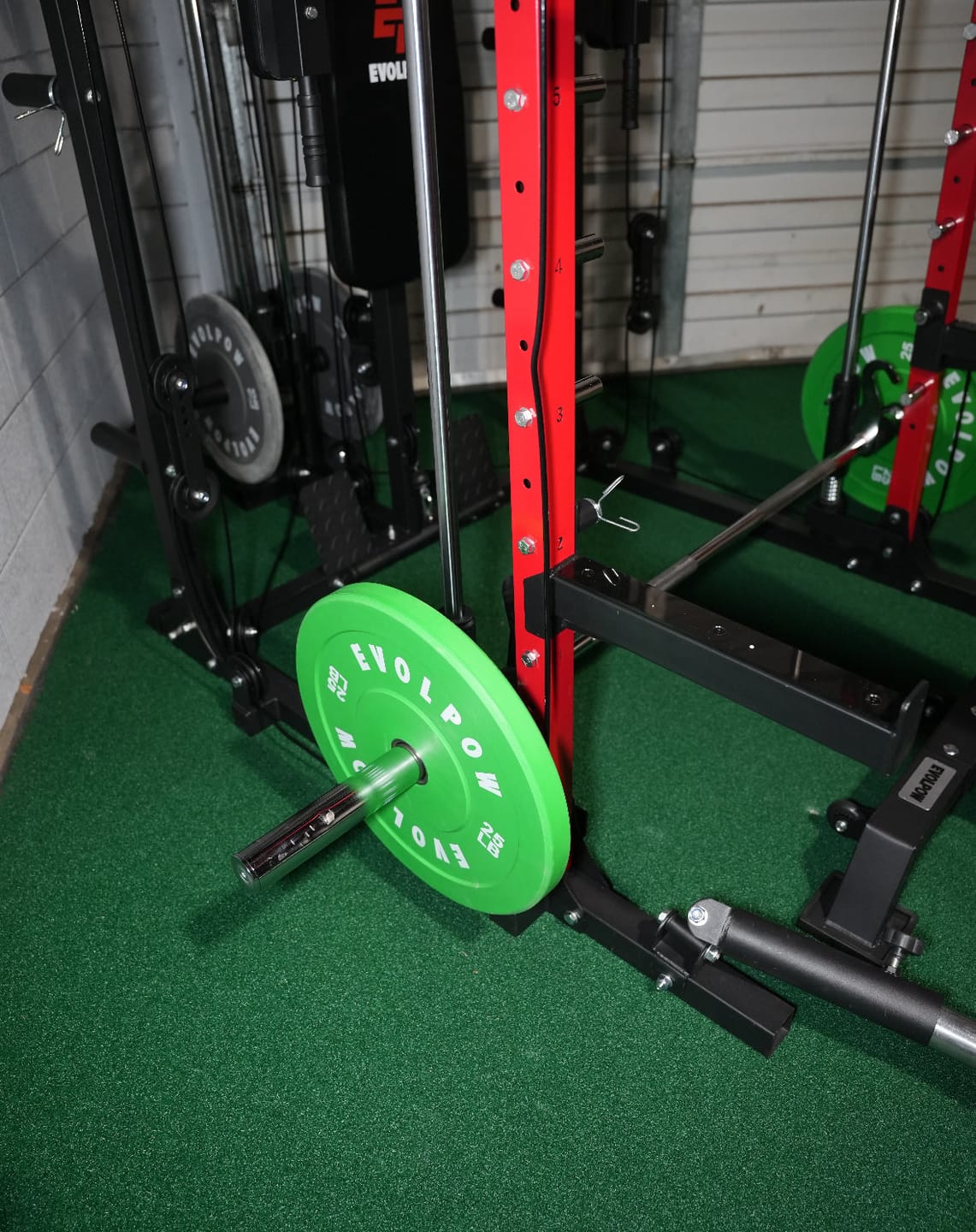 Customer photo review of EVOLPOW Color Low Bounce Bumper Plates Olympic Weight Plates