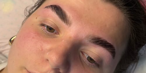 Customer photo review of Cysteamine Brow & Lash Lamination Kit - 1,2 & 3 Steps - 3 x 15ml Tubes