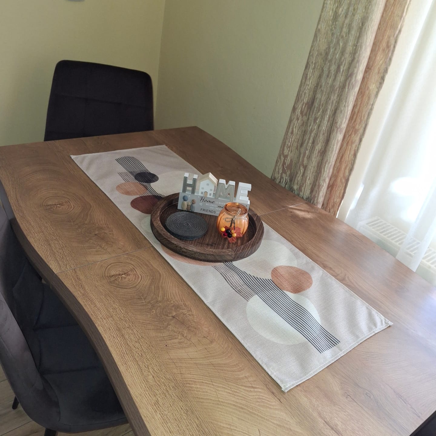 Customer photo review of Masa extensibila DICKSON, stejar natural, 120-180x80x75 cm